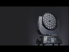 DMX512/Master-Slave/Sound/Auto Control Led Zoom Wash หัวเคลื่อนที่ 36X10W/15W RGBW 4in1