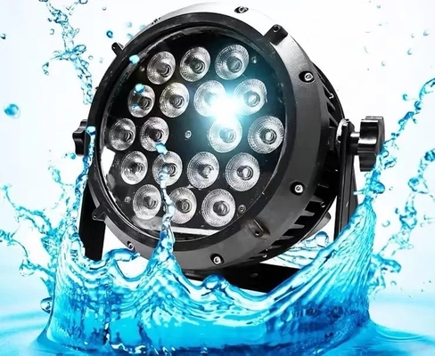 กลางแจ้ง RGBW DMX LED Par Light กันน้ํา 18pcs * 10w สําหรับงานแต่ง