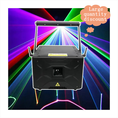 RGB แอนิเมชั่น เลเซอร์ DJ Light สําหรับ Disco Club 1-5w RGB Full Color Laser Projector Light