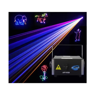 ATG 6W RGB stage Laser Lighting สําหรับ DMX512 ไฟ LED ที่ควบคุมทางไกล Proje DJ KTV Disco