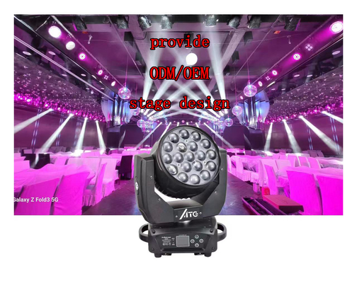 โซลูชั่นการส่องแสงบาร์สําหรับงานปาร์ตี้ดิสโกะ LitePro DLX Layout 19X15W RGBW ไฟหน้าเคลื่อนที่