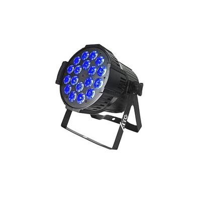 RGBW UV Voice Activated Par Light For Stage Club Party 16.7 ล้านการเปลี่ยนแปลงสี
